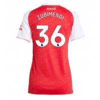 Stroje piłkarskie Arsenal Martin Zubimendi #36 Koszulka Podstawowej dla damskie 2025-26 Krótki Rękaw
